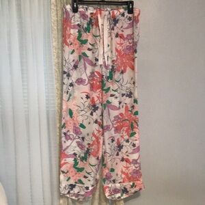 Jcrew Floral Print Lounge / sleep Pants Size extra small